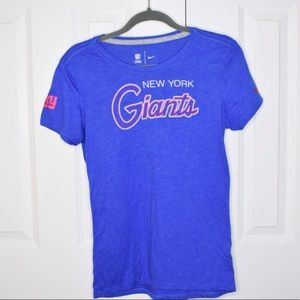 NFL team apparel NY Giants crew neck T-shirt